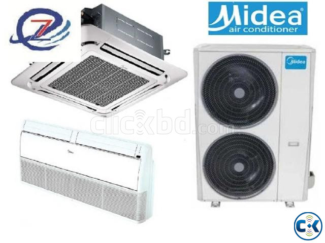 MIDEA 4.0 Ton Air Conditioner Ceiling Cassette Type large image 1