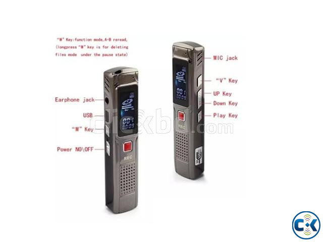 8GB Digital Voice Activated Mini Voice Recorder large image 0