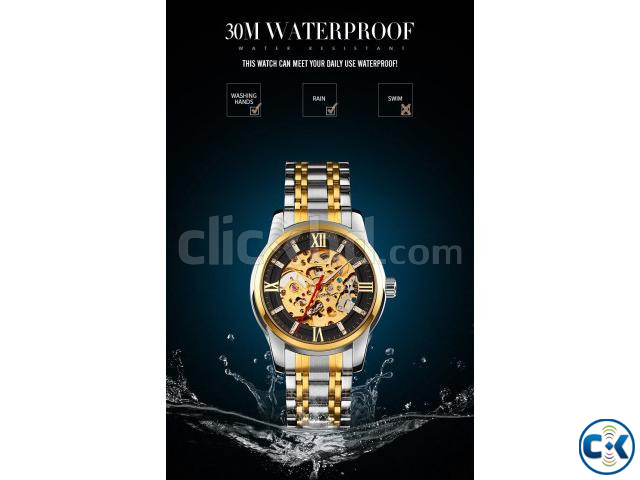 SKMEI Luxury Brand Automatic Watch large image 1