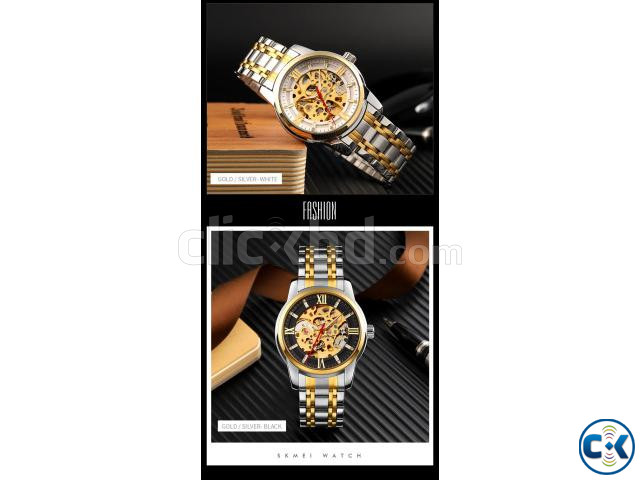 SKMEI Luxury Brand Automatic Watch large image 4