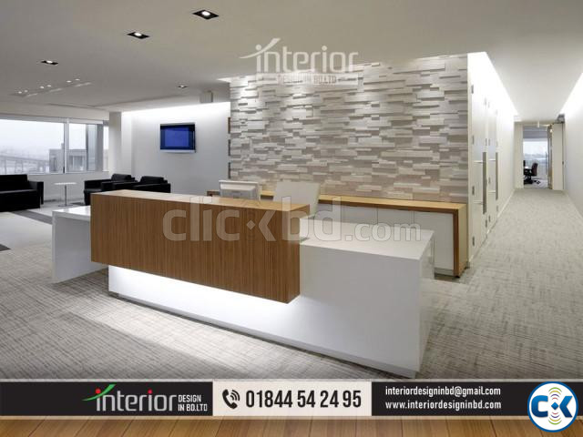 The reception design of an office or an institute large image 0