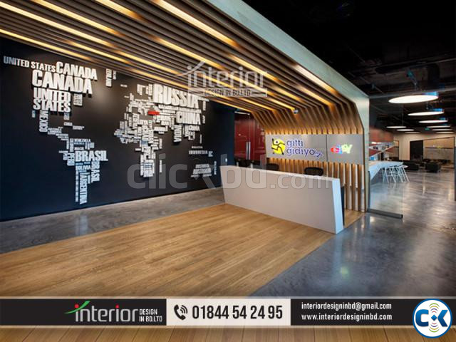 The reception design of an office or an institute large image 1