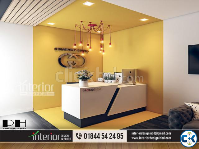 The reception design of an office or an institute large image 2