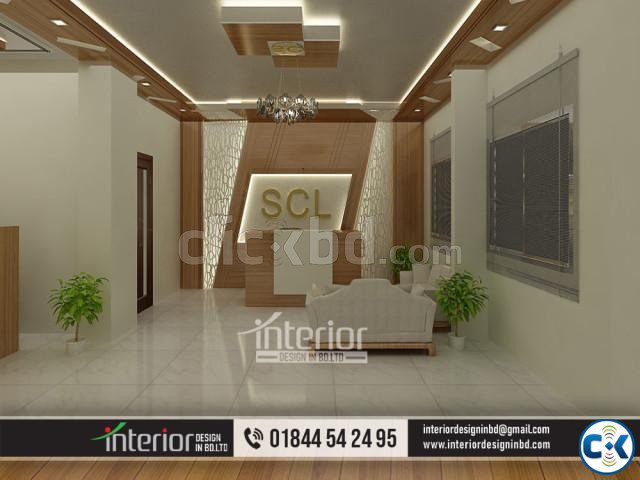 The reception design of an office or an institute large image 3