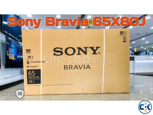 Sony Bravia 65 Inch X80J 4K HDR Smart Google TV large image 1