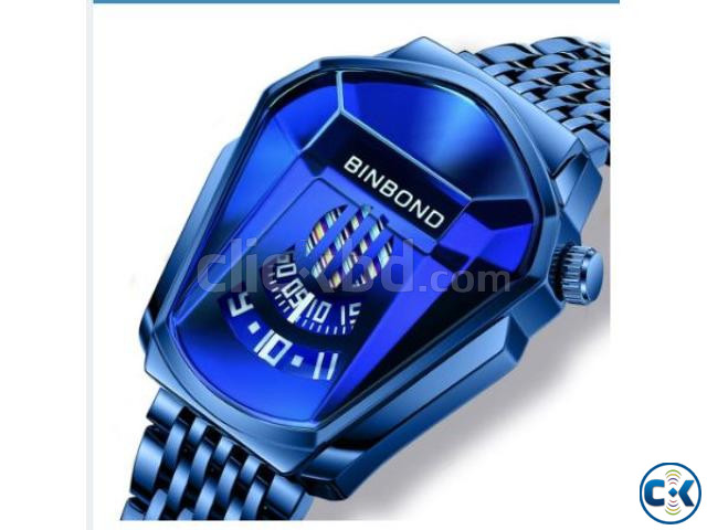 BINBOND Full Blue Fashion Men Watch large image 0