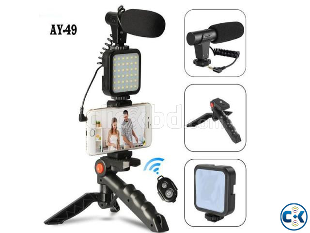 AY-49 remote control Video Kits Microphone LED Fill Light Mi large image 0