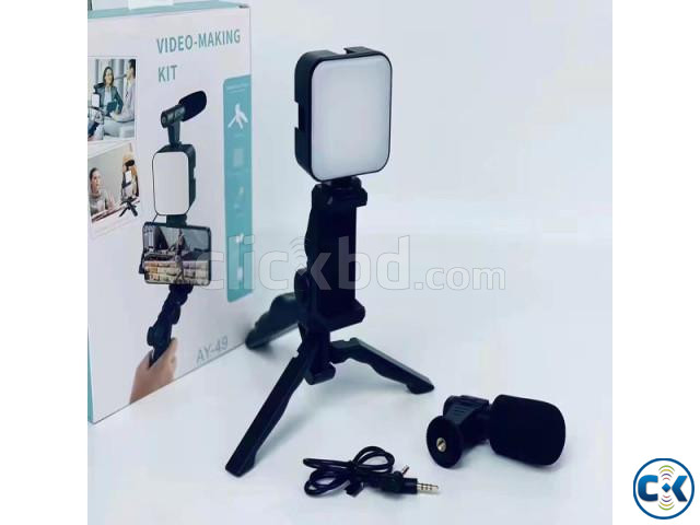 AY-49 remote control Video Kits Microphone LED Fill Light Mi large image 1