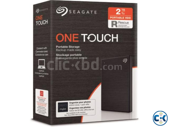 Seagate One Touch 2TB USB Portable Type-C Black External SSD large image 4