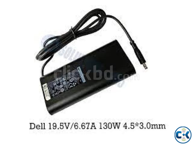 Dell Original Replacement 130w 19.5v slim laptop adapter large image 1
