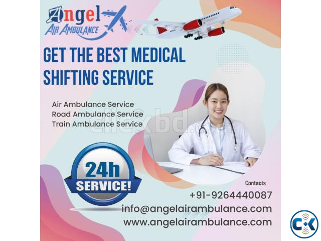 Air and Train Ambulance in Guwahati by Angel large image 0