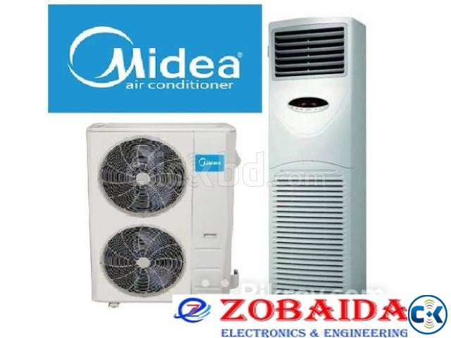 Midea 5.0 Ton AC Floor Stand Type Air Conditioner 60000 BTU large image 0