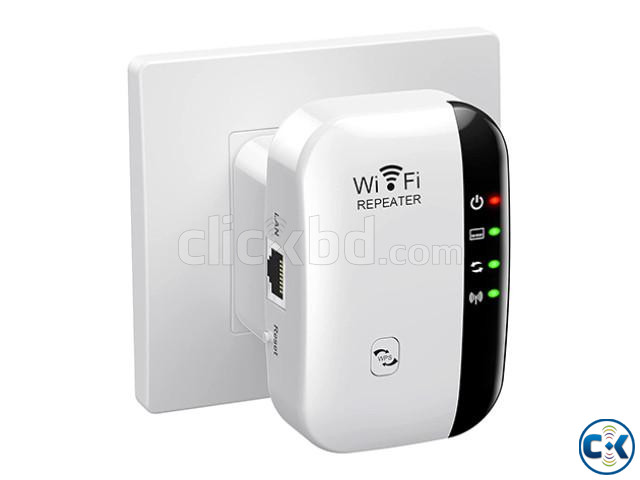 Wireless WiFi Repeater 300Mbps Router WiFi Signal Amplifier large image 0