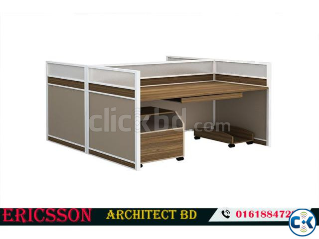 2 Person Workstation Desk large image 1