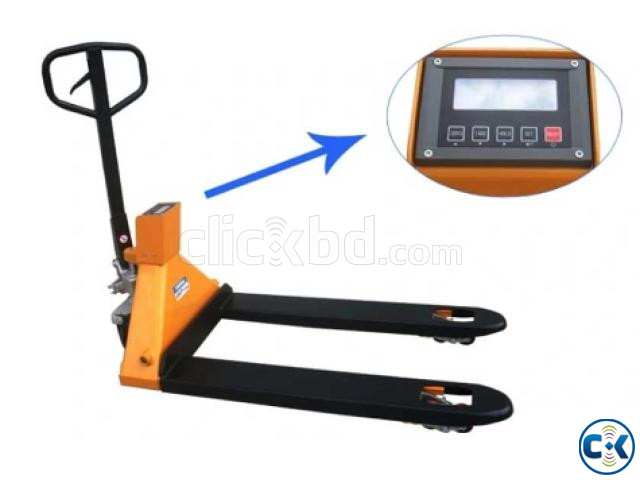 2000kg Hand Pallet Truck With Electronic Weight Scale large image 0