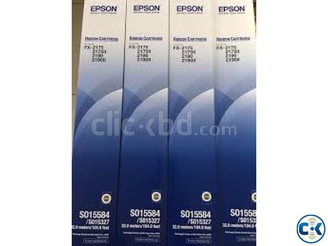 EPSON 100 Genuine FX-2190 2175 Black Ribbon large image 2