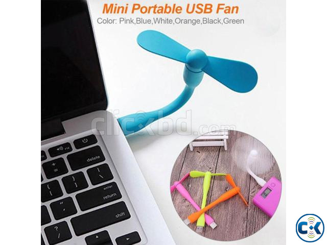 Portable USB Mini Fan large image 1
