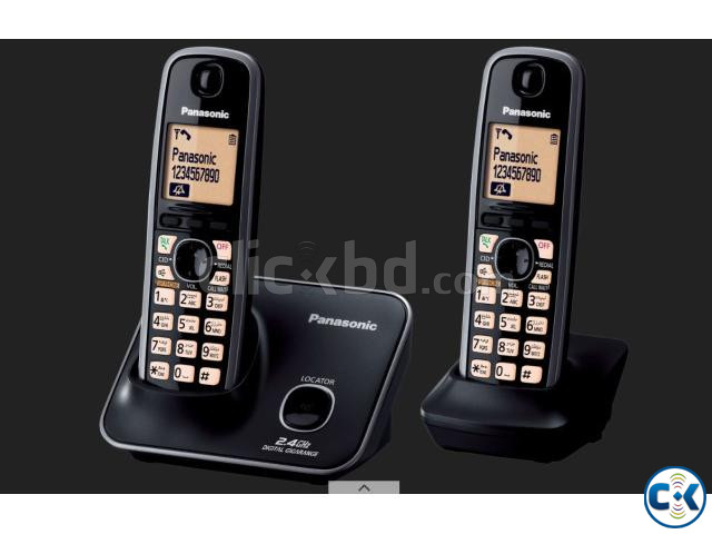 Panasonic KX-TG3712 Cordless Phone with 2 Handsets large image 0