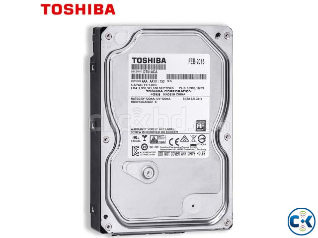 Toshiba 500GB internal desktop with hard disk 1 year warrant large image 1