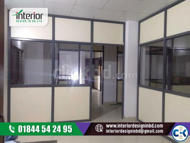 Office Room glass Interior Desig large image 3