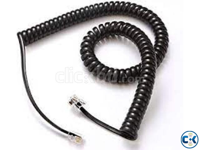 Telephone Receiver cord with RJ11 Connector from Phone to R large image 0