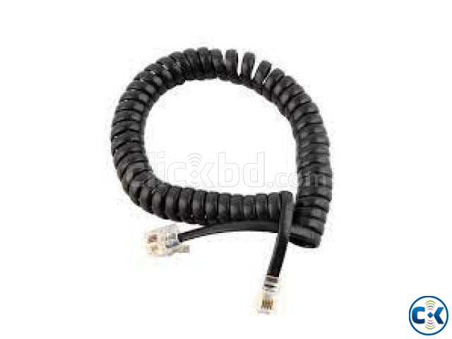 Telephone Receiver cord with RJ11 Connector from Phone to R large image 1