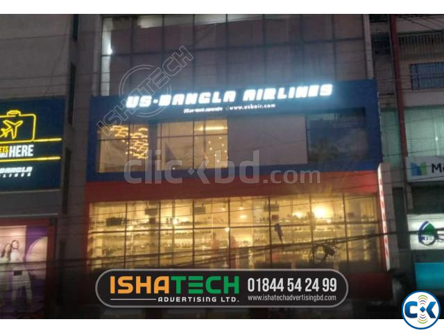 Acrylic letter LED Sign 3D Sign Letter Arrow Sign Board Gl large image 2