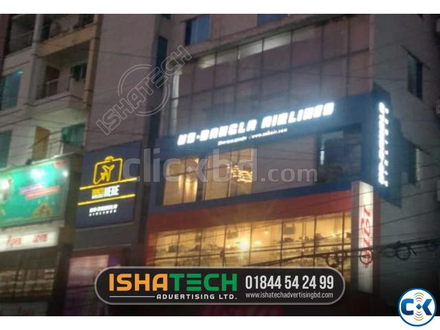 Acrylic letter LED Sign 3D Sign Letter Arrow Sign Board Gl large image 3