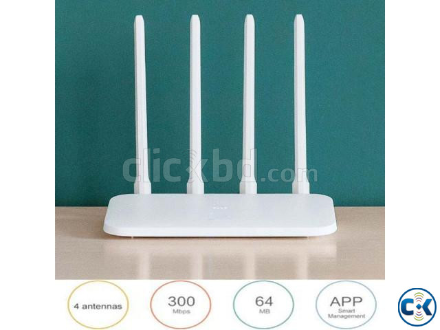 Xiaomi mi 4c ওয়্যারলেস রাউটার 2.4ghz 300mbps চারটি অ্যান্টে large image 1