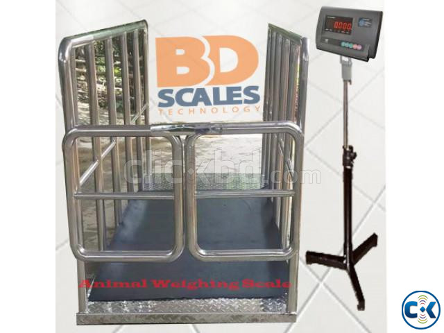 Digital Animal Weighing Scale SS Plate large image 1