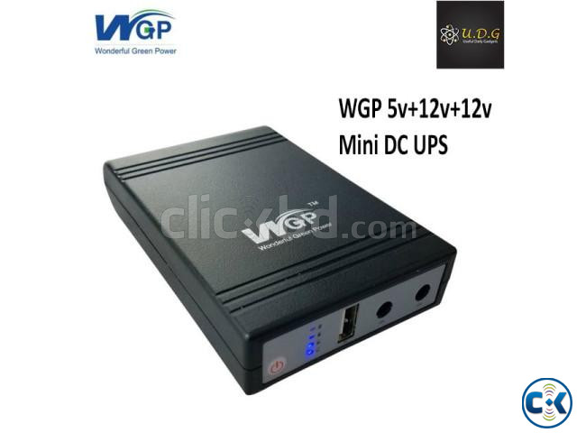 WGP Mini UPS for wifi router 8hrs power backup 5 12 12 Volt large image 1