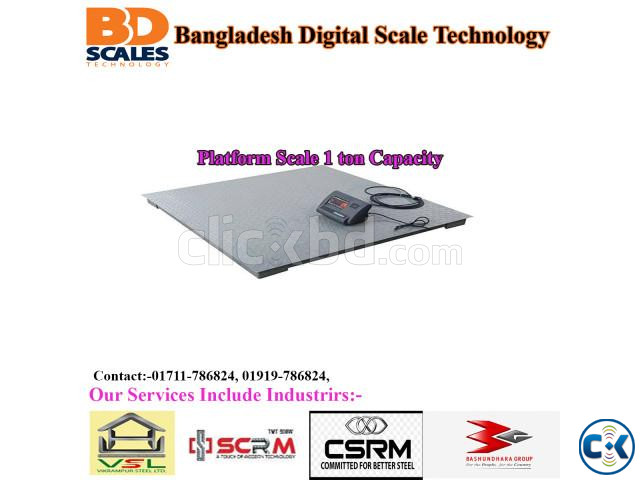 Digital Platform Scale 1 Ton Capacity-China large image 0