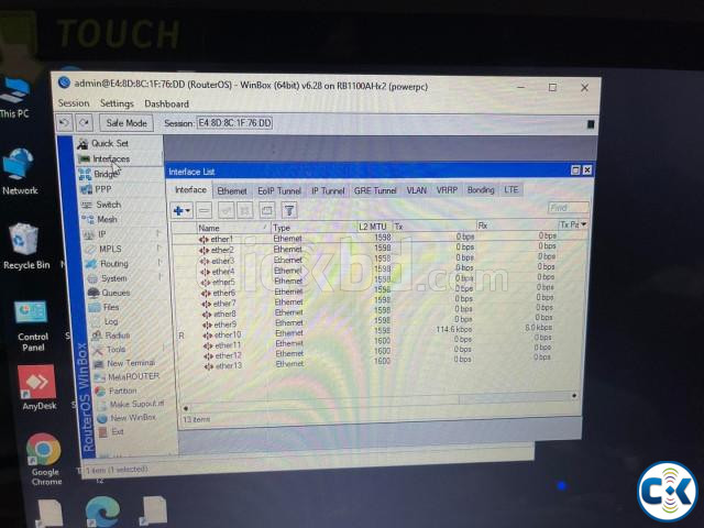 Mikrotik RB1100AHx2 Dual Core CPU 2GB RAM 13 Gigabit LAN Por large image 1
