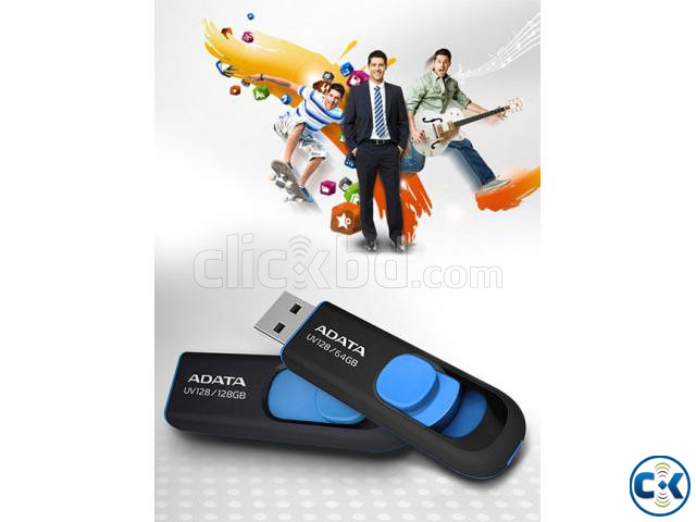 Adata Genuine UV128 64 GB USB 3.2 Pendrive large image 0