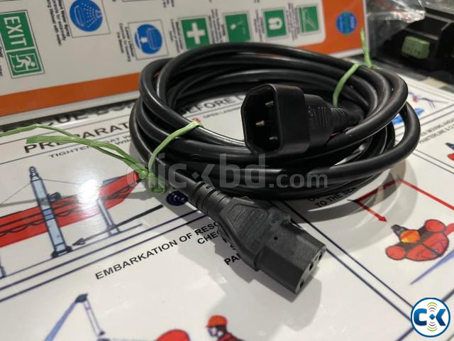 Back to Back ups power cable 13.5 feet. C13 female to C14 Ma large image 0