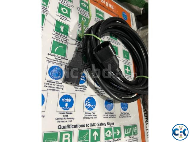 Back to Back ups power cable 13.5 feet. C13 female to C14 Ma large image 1