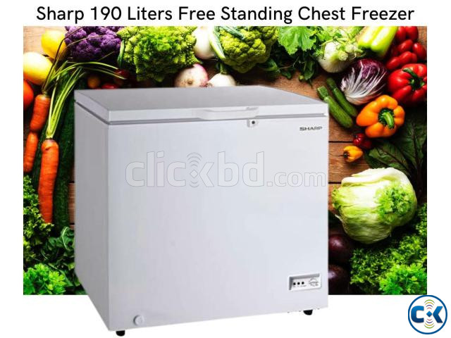 SHARP SCF-K190X-WH3 140L DEEP FREEZER PRICE BD large image 1