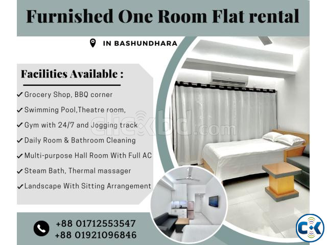 Furnished Serviced Apartment RENT in Bashundhara R A large image 0