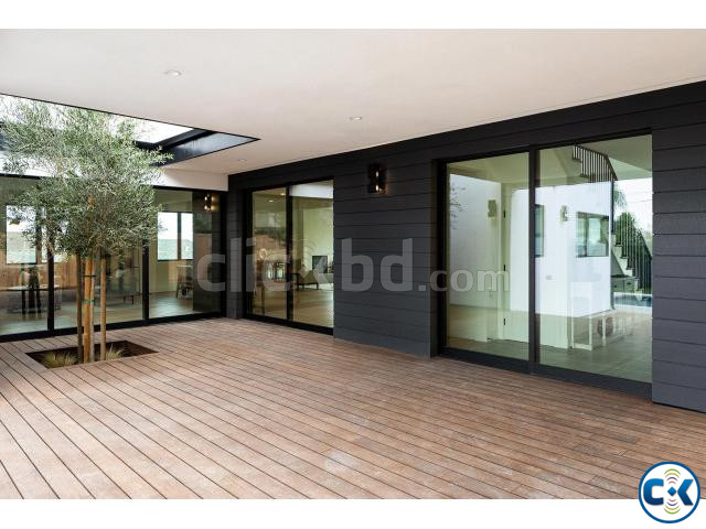 Sliding Door One Shutter 5m White Glass Thai glass window large image 1