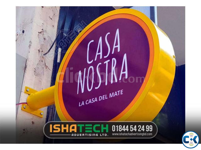 Get noticed with our Babel Bell Sign Board Outdoor Vertica large image 1