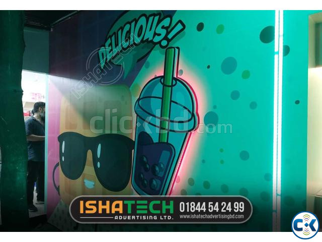 Acrylic Letter LED Sign 3D Sign Letter Arrow Sign Board large image 0