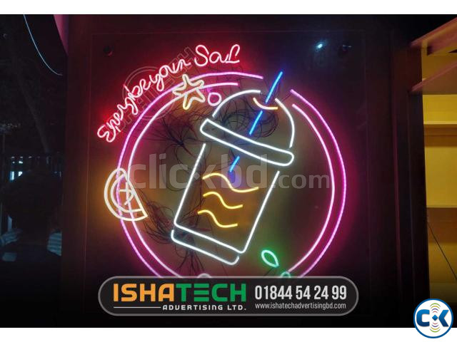 Acrylic Letter LED Sign 3D Sign Letter Arrow Sign Board large image 1