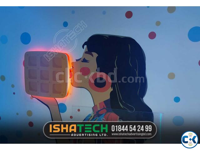 Acrylic Letter LED Sign 3D Sign Letter Arrow Sign Board large image 2