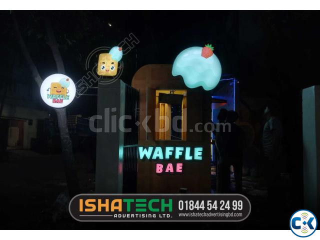 Acrylic Letter LED Sign 3D Sign Letter Arrow Sign Board large image 3