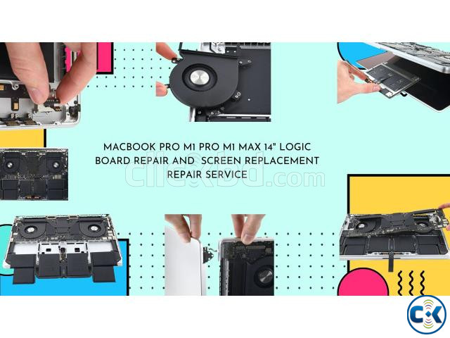 MacBook Pro 13 A2338 M1 Liquid Damage Logic Board Repair large image 0