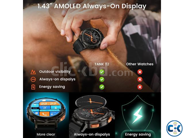 KOSPET Smart Watch Tank T2 and M2 Free Home Delivery | ClickBD large image 1