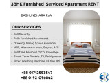 Furnished 3BHK Serviced Apartment RENT in Bashundhara R A