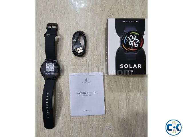 Xiaomi Haylou Solar Lite Smartwatch 10 Days Battery large image 3