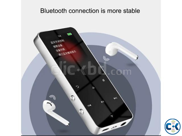 S08 MP3 MP4 Music Player Button Touch Bluetooth FM large image 1