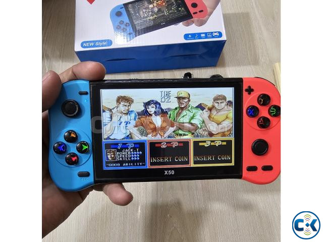 X50 Handhold Game Console Kids Game Player 8GB Memory 6800 G large image 1